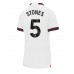 Manchester City John Stones #5 Replika Borta matchkläder Dam 2023-24 Korta ärmar